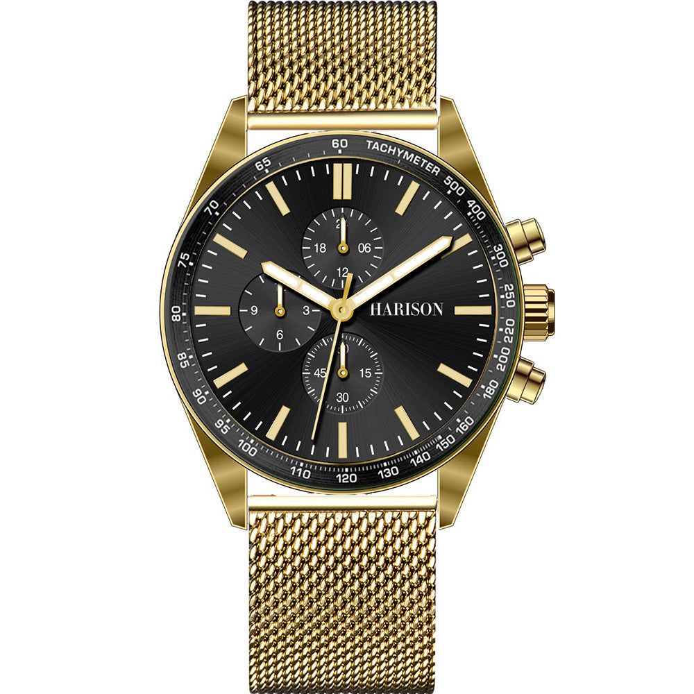 Harison Gold Watch Imitation Sub Dial