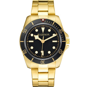 Harison Levi Sports XM566Y Gold-Plated Stainless Steel Watch