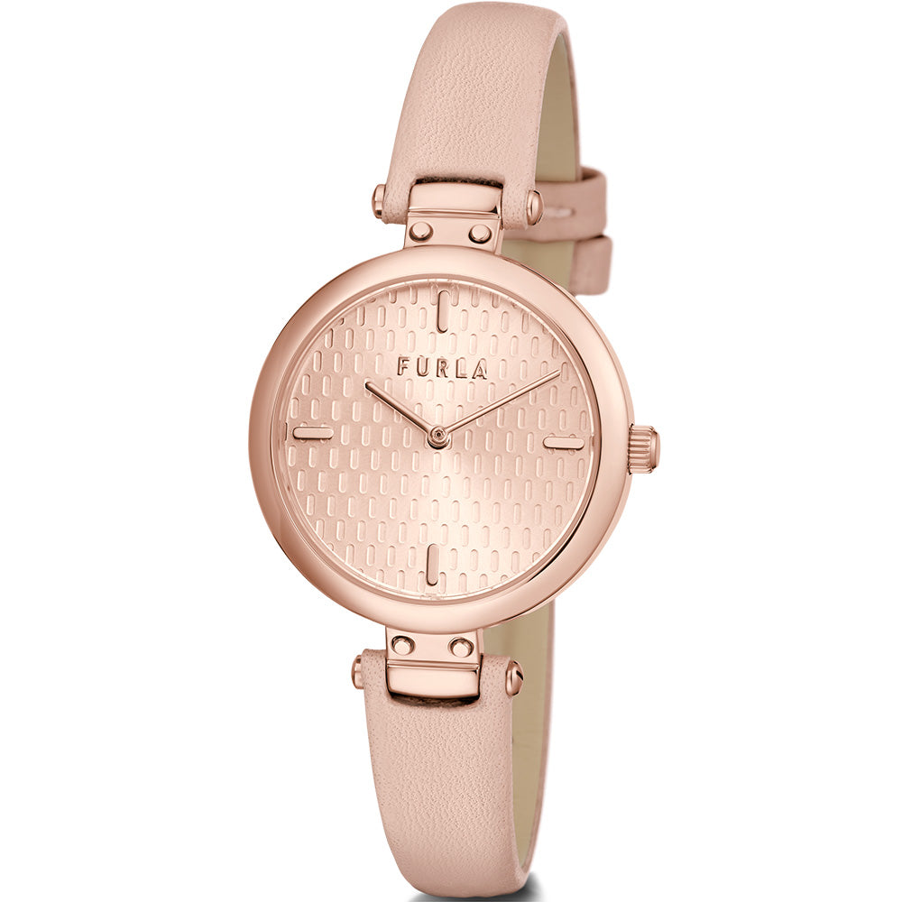 Furla WW00018004L3 New Pin Rose Tone Womens Watch