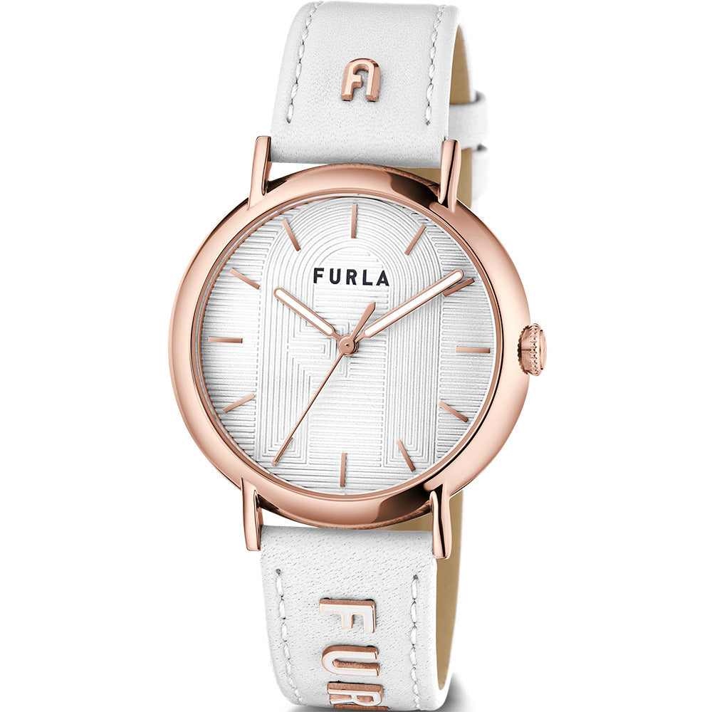 Furla WW00023021L3 Easy Shape White Leather Womens Watch