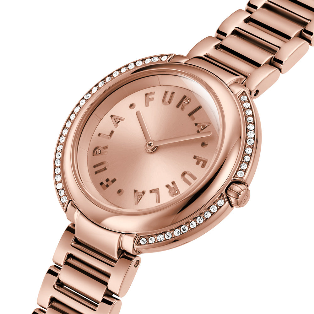 Furla WW00032009L3 Icon Shape Rose Tone Womens Watch