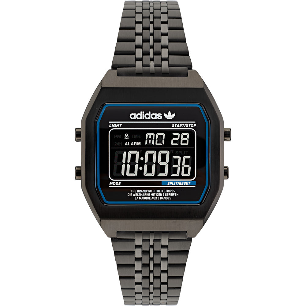 Adidas AOST22073 Digital Two Black Unisex Watch