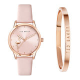 Ted Baker TWG02500 Fitzrovia Flamingo Womens Watch Boxset with Bangle