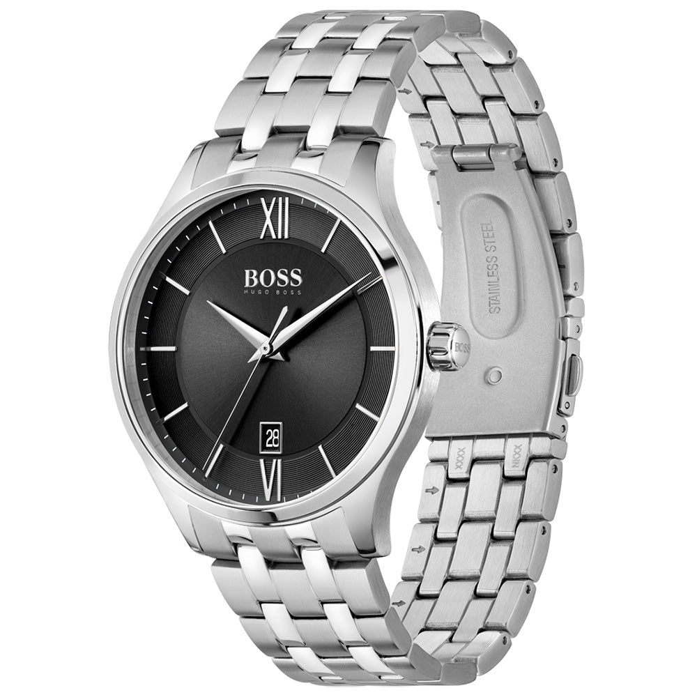 Hugo Boss 1513896 Elite Stainless Steel Mens Watch