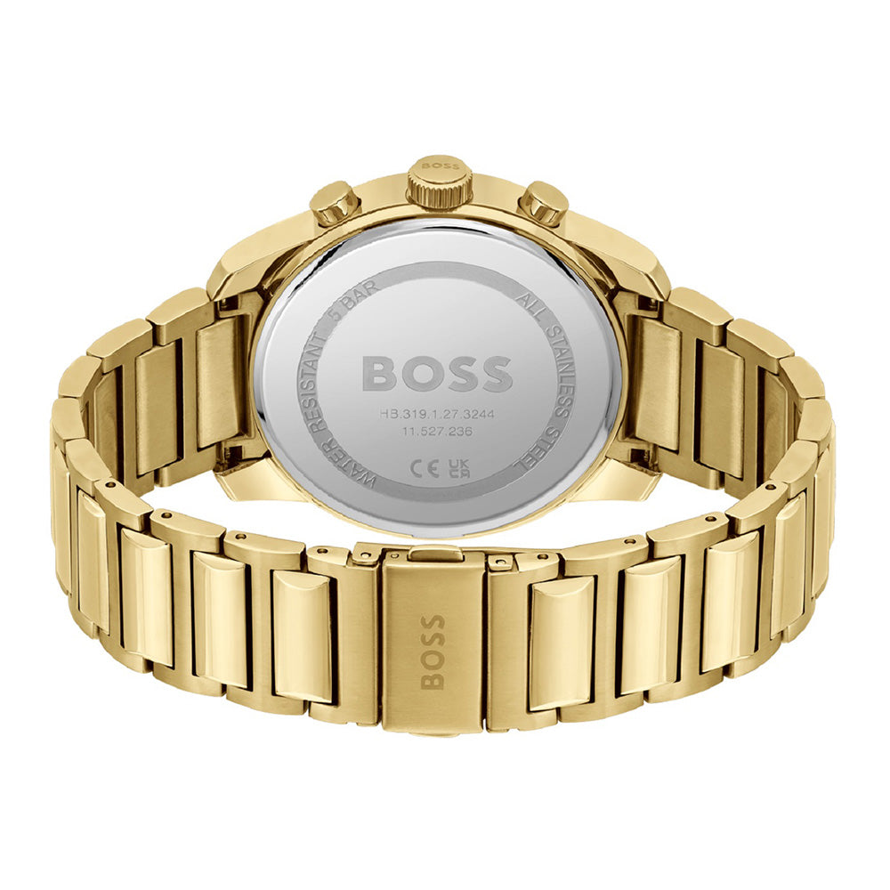 Hugo Boss 1514006 Trace Gold Tone Mens Watch – Watch Depot