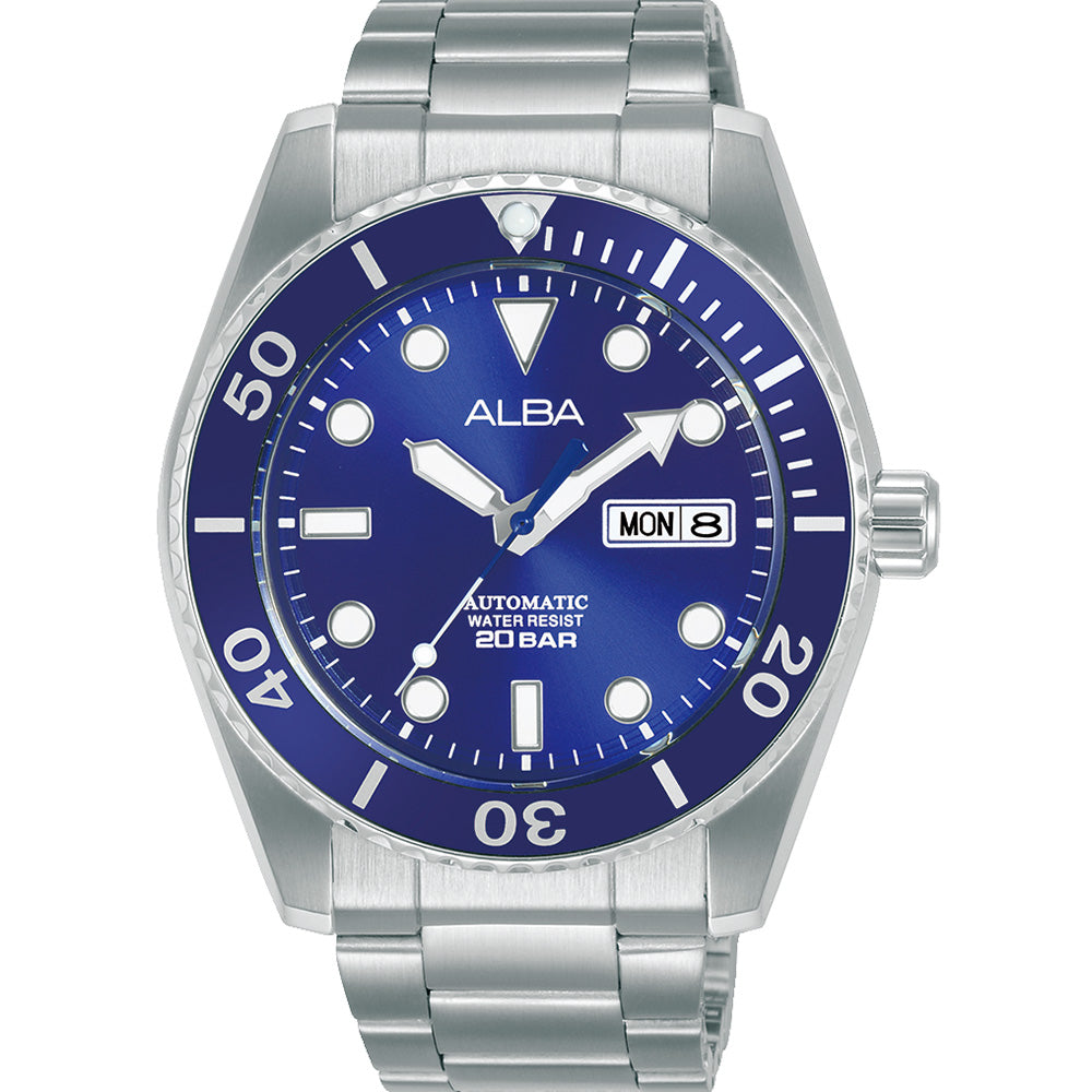 Alba AL4359X Mechanical Stainless Steel Mens Watch