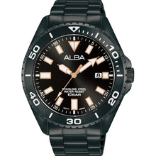 Load image into Gallery viewer, Alba AS9Q37X Active Black Stainless Steel Mens Watch