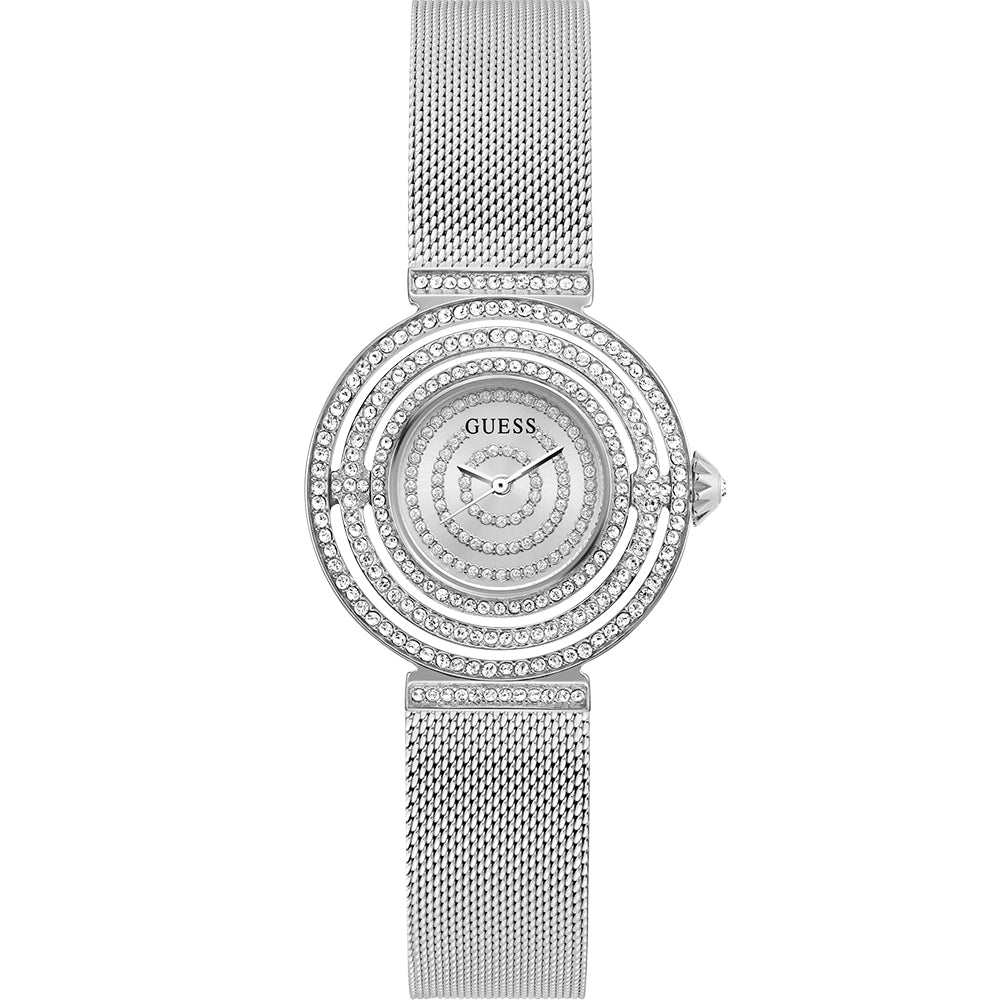 Guess GW0550L1 Dream Stone Set Stainless Steel Mesh Womens Watch