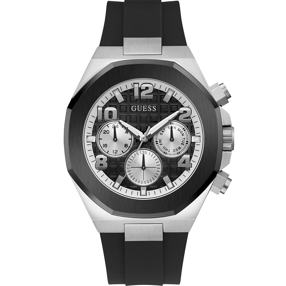 Guess GW0583G1 Empire Black Silicone Mens Watch