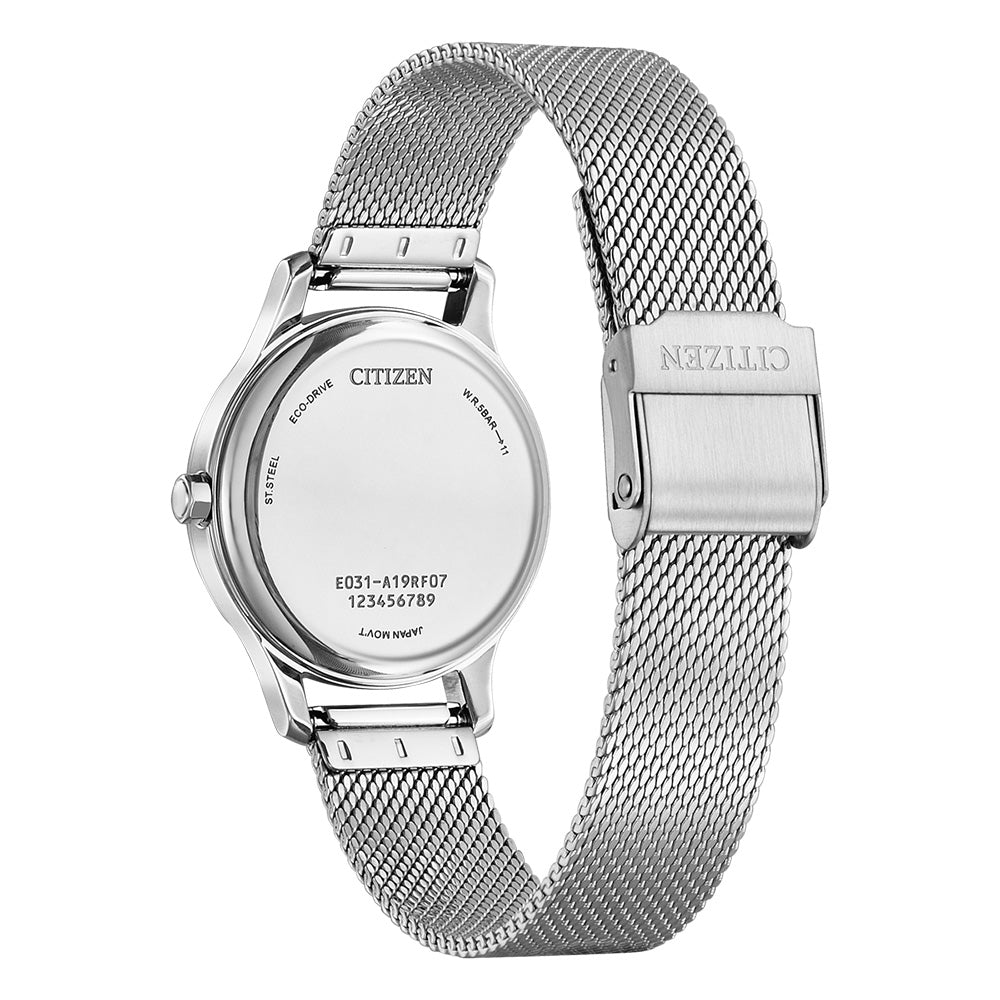 Citizen EM0899-81X Eco-Drive Mesh Womens Watch